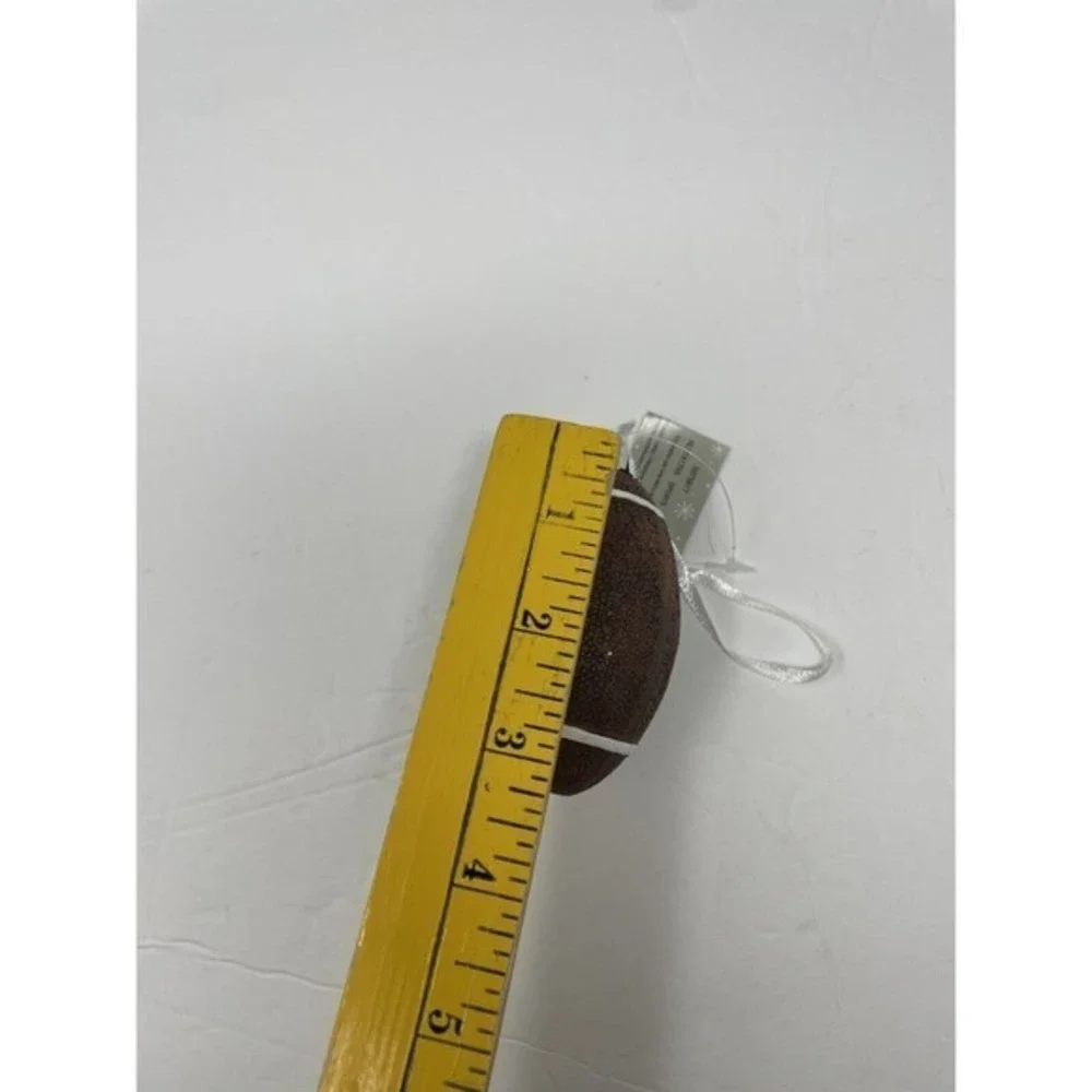 New Brown Football Sport CHRISTMAS Tree‎ ORNAMENT  3.5” Ball Boys Gift